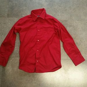 George Red Dress Shirt for Boys